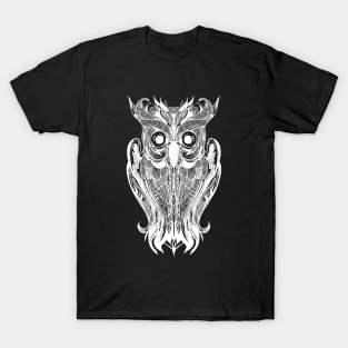 White owl design T-Shirt